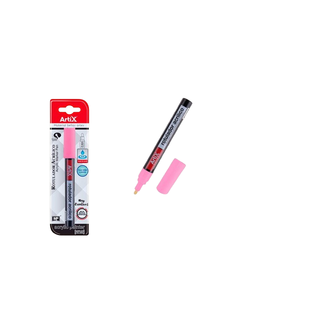 PP ROTULADOR ARTIX ACRYLIC ROSA UD