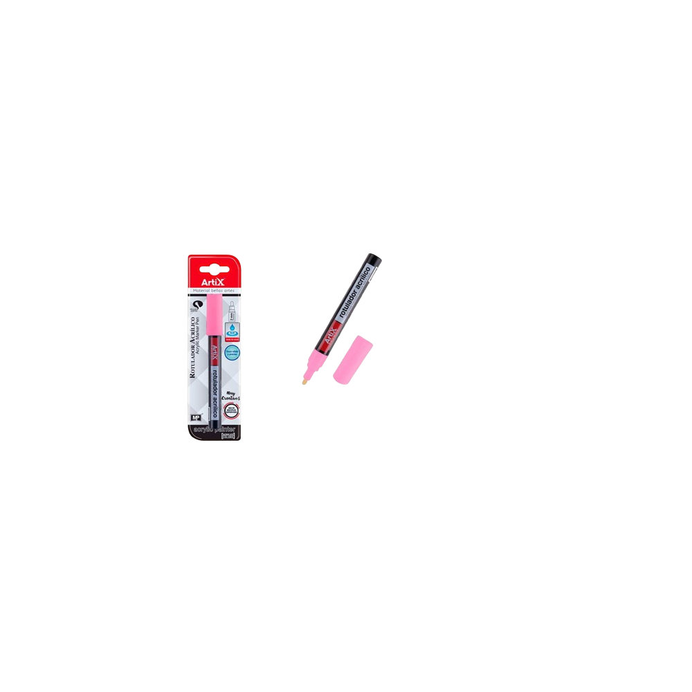 PP ROTULADOR ARTIX ACRYLIC ROSA UD