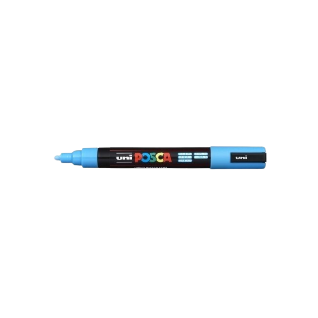 PP ROTULADOR POSCA PC-5M AZUL CLARO Nº 8  UD