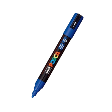 PP ROTULADOR POSCA PC-5M AZUL Nº33  UD