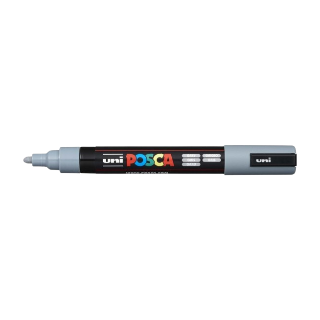 PP ROTULADOR POSCA PC-5M GRIS Nº37 UD