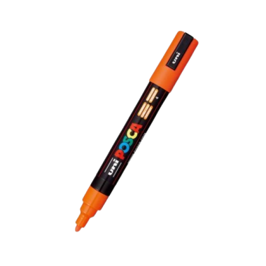 PP ROTULADOR POSCA PC-5M NARANJA Nº4 UD