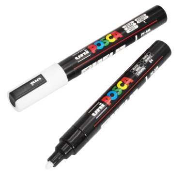 PP ROTULADOR POSCA PC-5M NEGRO Nº24 UD