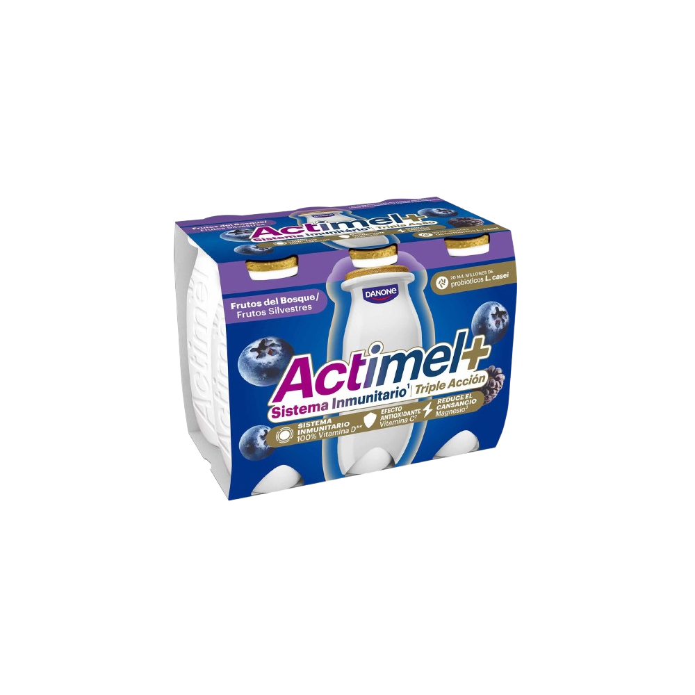 DANONE ACTIMEL MORA/ARANDANO PACK-6