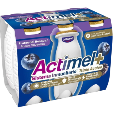 DANONE ACTIMEL MORA/ARANDANO PACK-6