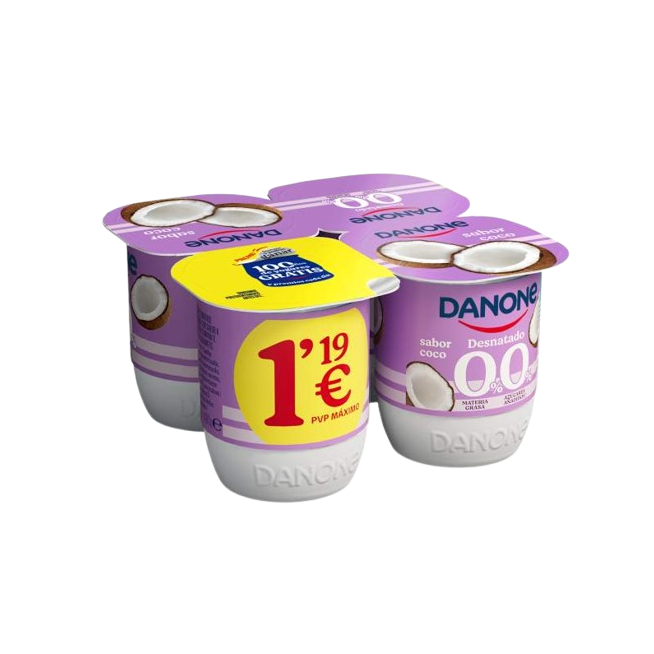 DANONE DESNATADO COCO P/4 UD