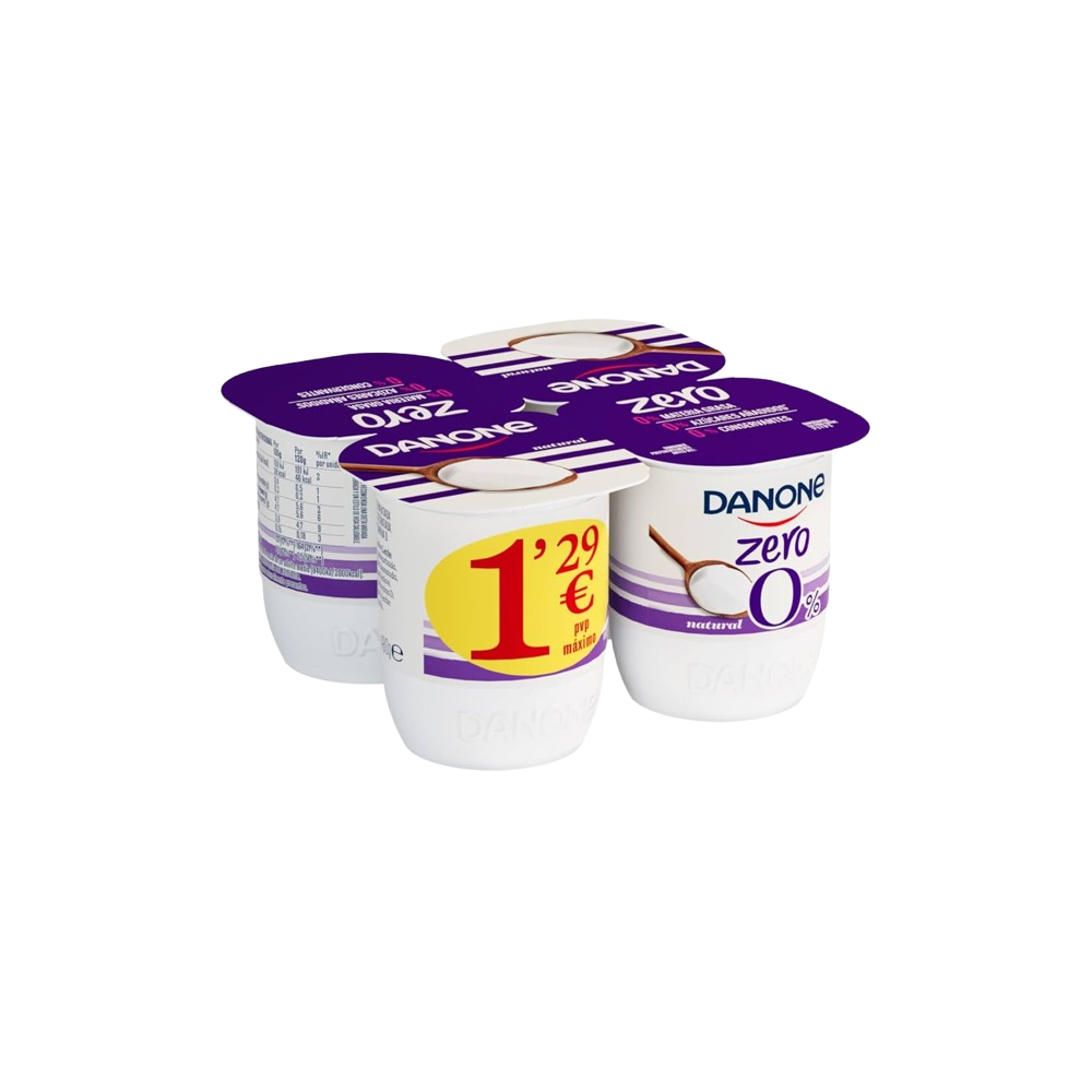 DANONE DESNATADO NATURAL P/4 UD