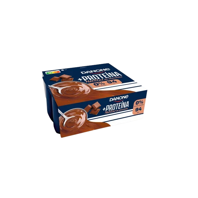 DANONE PROTEINA NATILLAS DE CHOCOLATE  P/4UD