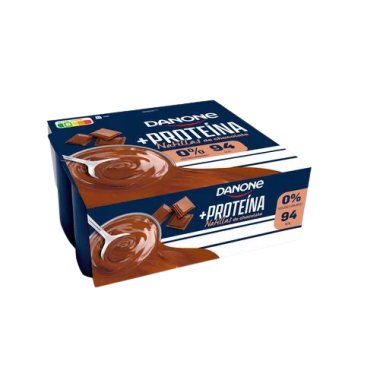 DANONE PROTEINA NATILLAS DE CHOCOLATE  P/4UD