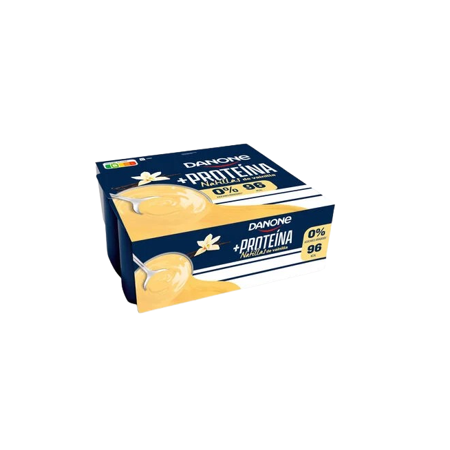DANONE PROTEINA NATILLAS DE VAINILLA  P/4UD