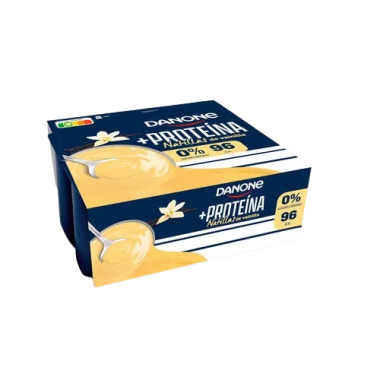 DANONE PROTEINA NATILLAS DE VAINILLA  P/4UD