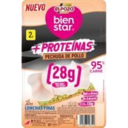 PECHUGA POLLO LONCHA POZO + PROTEINAS (2€) P/130G