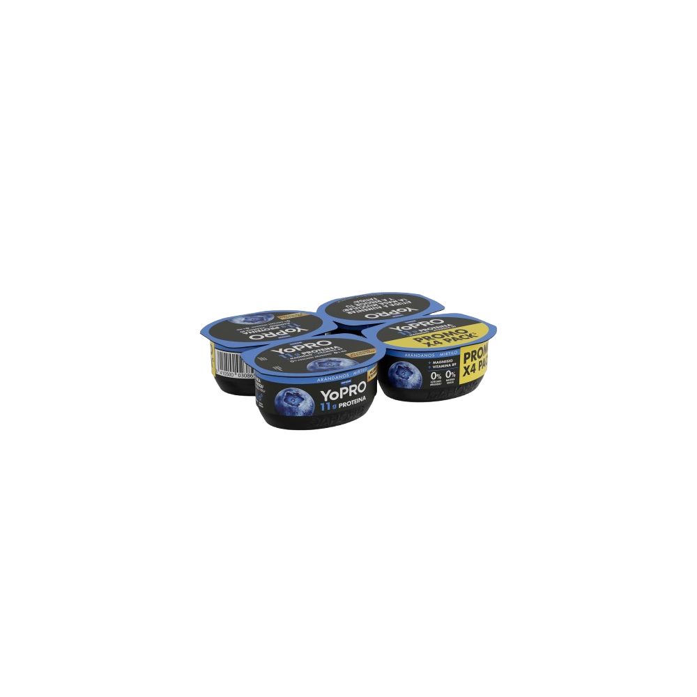 DANONE YOPRO ARANDANOS  PACK- 4UD