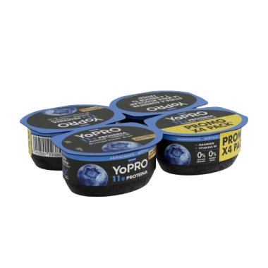 DANONE YOPRO ARANDANOS  PACK- 4UD
