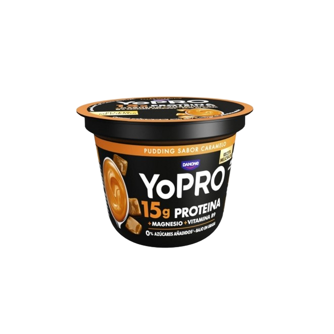 DANONE YOPRO PUDDING CARAMELO 1UD