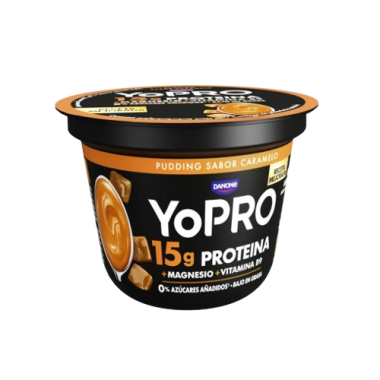 DANONE YOPRO PUDDING CARAMELO 1UD