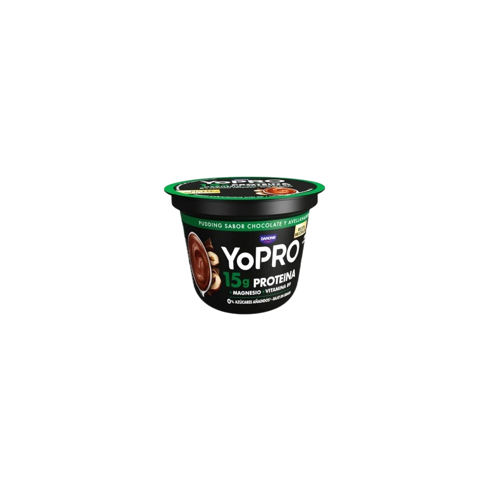 DANONE YOPRO PUDDING CHOCO-AVELLANA 1UD