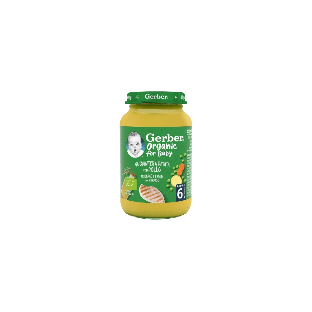 POTITO GERBER GUISANTES Y PATATA C/POLLO T/C 190GR