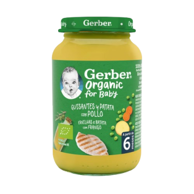 POTITO GERBER GUISANTES Y PATATA C/POLLO T/C 190GR