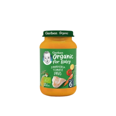 POTITO GERBER ZANAHORIA Y TOMATE C/PAVO T/C 190GR