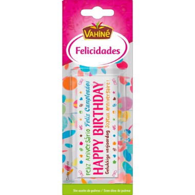 DECORACION FELICIDADES VAHINE 1 UD