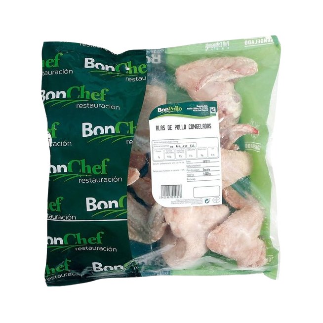 POLLO BONCHEF ALAS PARTIDAS INTERFOL.B/1KG