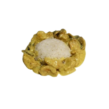 POLLO CON CHAMPIÑONES AL CURRY T/C400GR