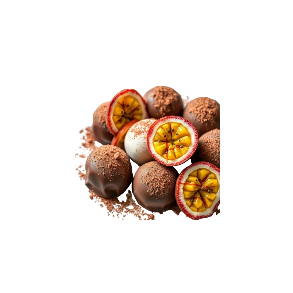 DESSERT C/100603 TRUFAS DE CH BL Y MARACUYA 180U