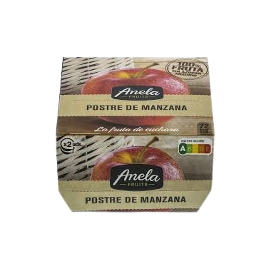 POSTRE ANELA MANZANA-MANGO 100% PACK-2 UD