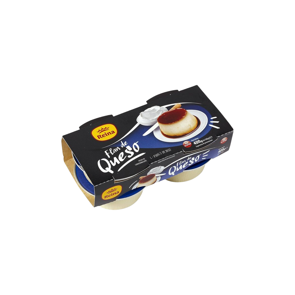 POSTRES REINA FLAN DE QUESO PACK-4 UD