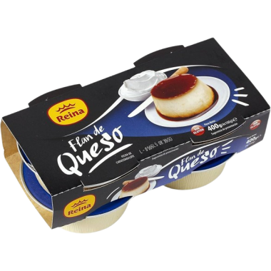 POSTRES REINA FLAN DE QUESO PACK-4 UD