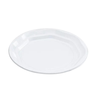 PLATO PLAST. LLANO 20,5CM R/1001R  B/12UD
