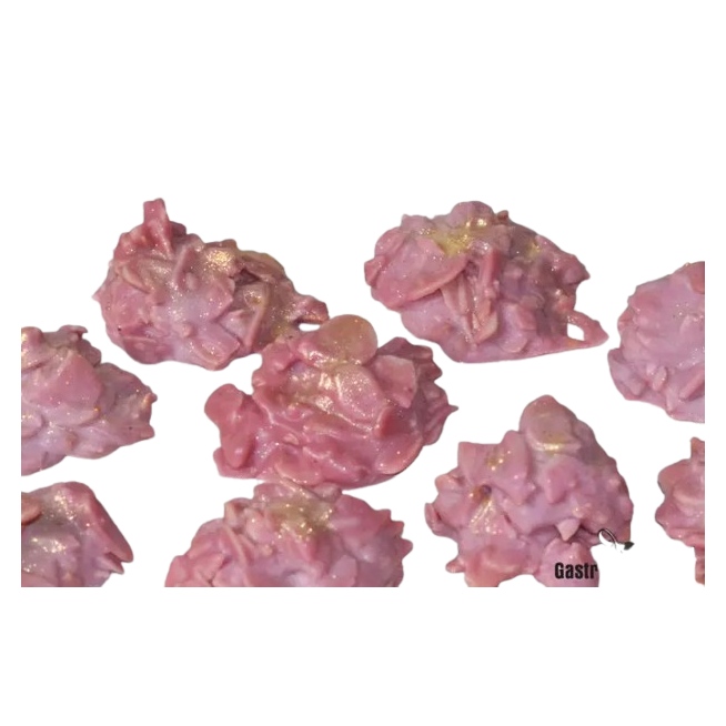 DESSERTS C/100348 ROCAS CHOCO RUBY Y ALMENDRAS 1KG