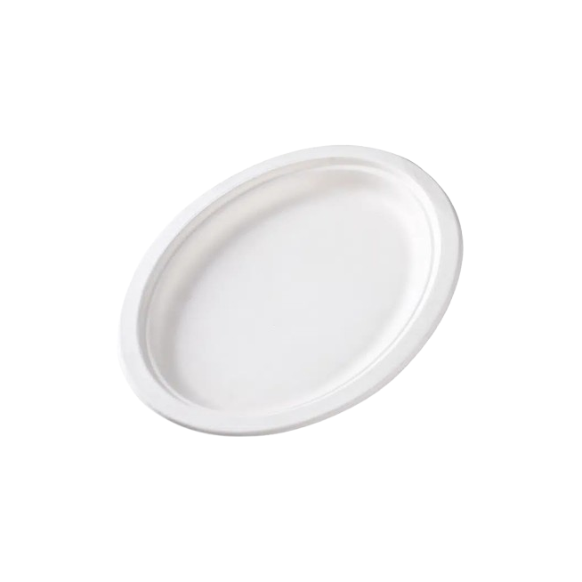 PLATO PLAST.OVALADO COMPOSTABLE 32X25 CM B/3UD
