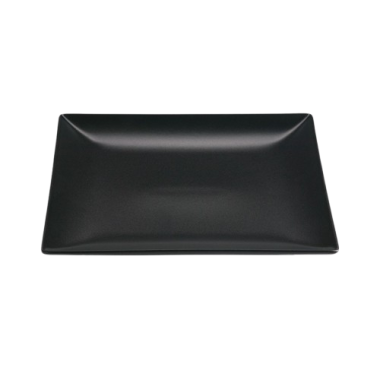 PLATO STONWARE NEGRO LLANO 21X21CM  REF/B2978