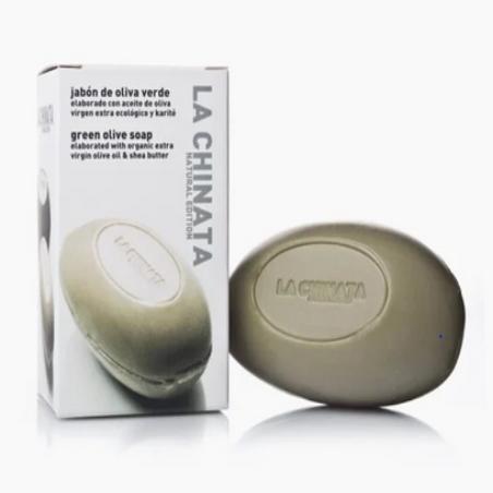 JABON PASTILLA LA CHINATA OLIVA VERDE 150 GR