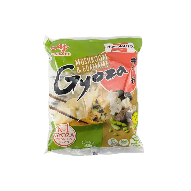 GYOZA AJINOMOTO SETAS Y EDAMAME 400 GRS CONG