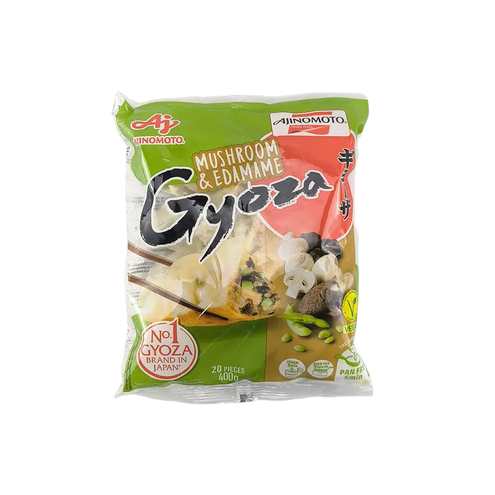 GYOZA AJINOMOTO SETAS Y EDAMAME 400 GRS CONG
