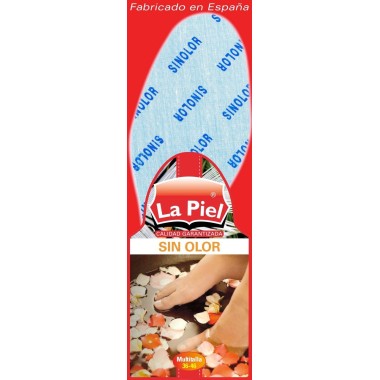 PLANTILLAS LA PIEL SIN OLOR  TALLA 36-46 PACK-2 UD