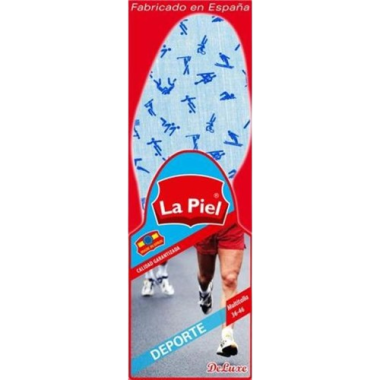 PLANTILLAS LA PIEL DEPORTIVAS TALLA 36-46 PACK-2UD