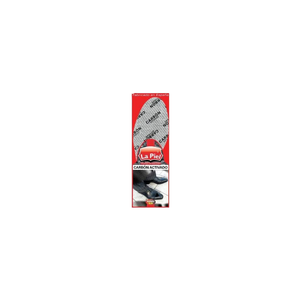 PLANTILLAS LA PIEL CARBON TALLA 36-46 PACK-2 UD