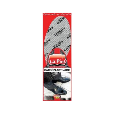 PLANTILLAS LA PIEL CARBON TALLA 36-46 PACK-2 UD