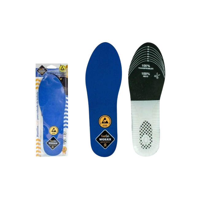 PLANTILLAS FOOTGEL WORK ANTISTATIC T- 41/46 P-2UD