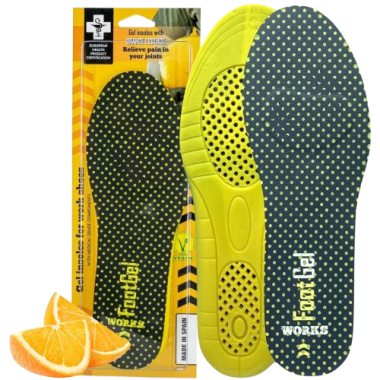 PLANTILLAS FOOTGEL TRABAJO  TALLA 43/47  PACK-2UD