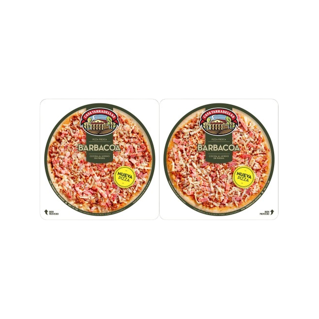 PIZZA CASATARRD/225.GR.BARBACOA.P/2 UD