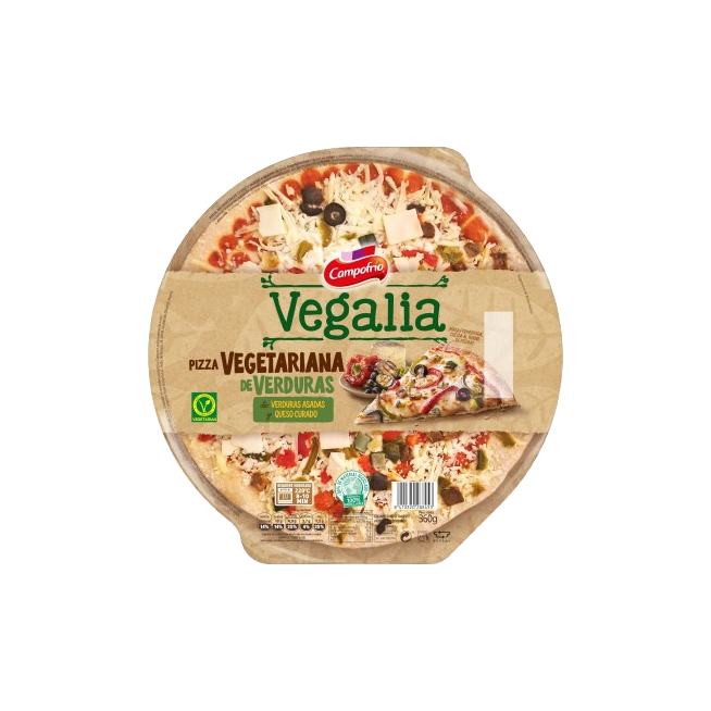 PIZZA CAMPF/360GR VEGALIA BARBACOA VEGETAL C/39930