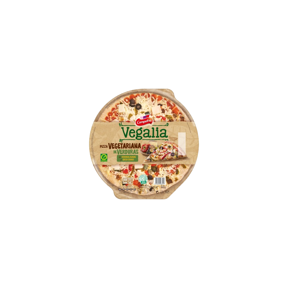PIZZA CAMPF/360GR VEGALIA BARBACOA VEGETAL C/39930