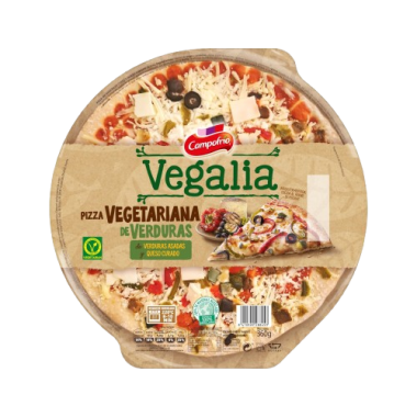 PIZZA CAMPF/360GR VEGALIA BARBACOA VEGETAL C/39930