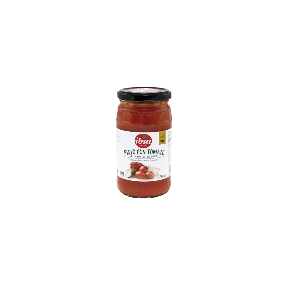PISTO CON TOMATE Y ACEITE OLIVA IBSA T/C 350 GR