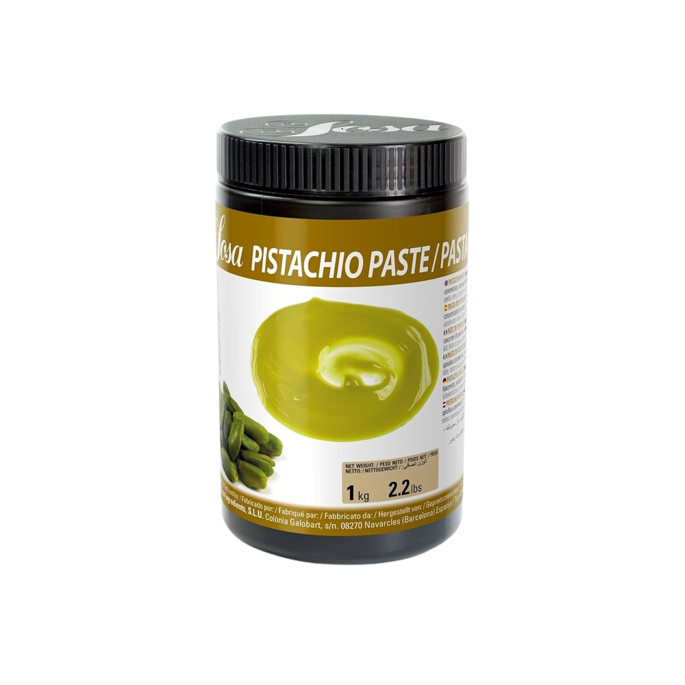 PISTACHO PASTA PURA SOSA  BOTE 1 KILO.